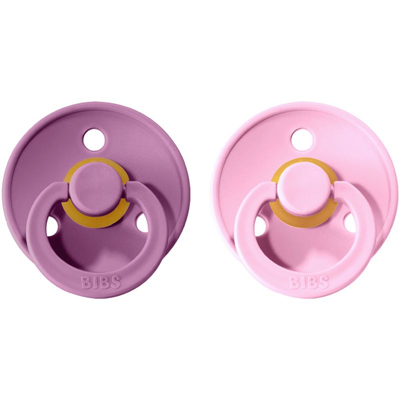 

BIBS Colour Natural Rubber Size 1: 0+ months пустушка Lavender / Baby Pink