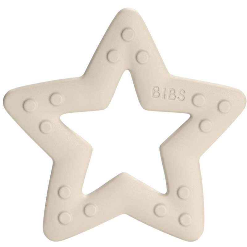BIBS Baby Bitie Star rágóka Ivory 1 db
