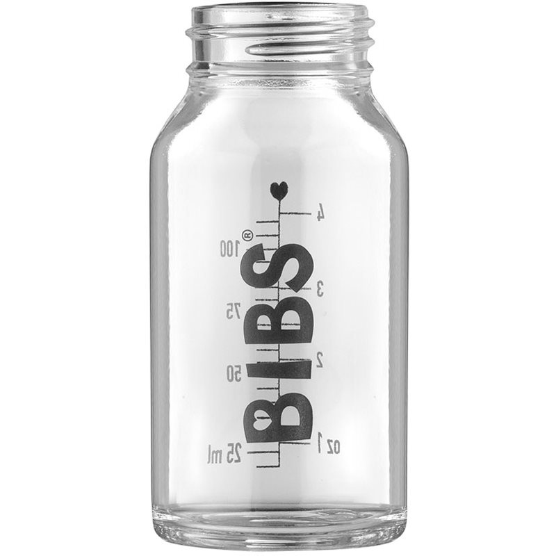 BIBS Baby Glass Bottle Spare Bottle dojčenská fľaša 110 ml