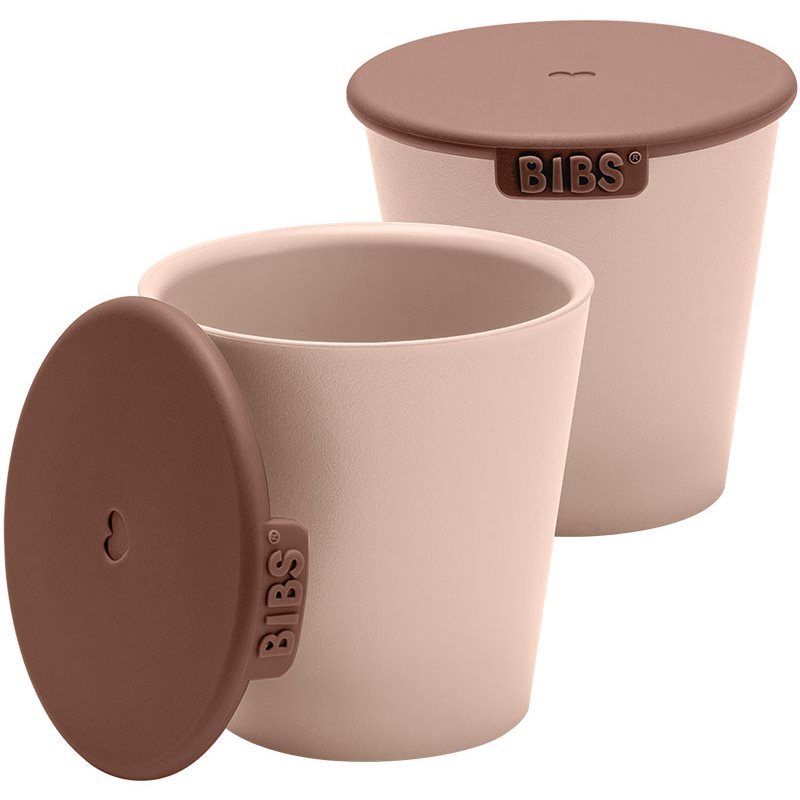 BIBS Cup Set чашка з кришкою Blush 2 кс