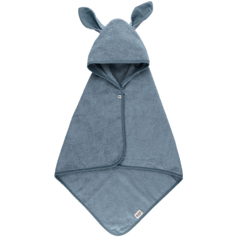 BIBS Kangarooo Hoodie Towel brisača s kapuco Petrol 65 x 65 cm 1 kos
