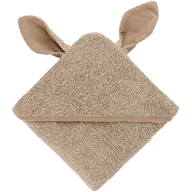 BIBS Kangarooo Hoodie Towel банний рушник з капюшоном Vanila 65 X 65 Mc 1 кс