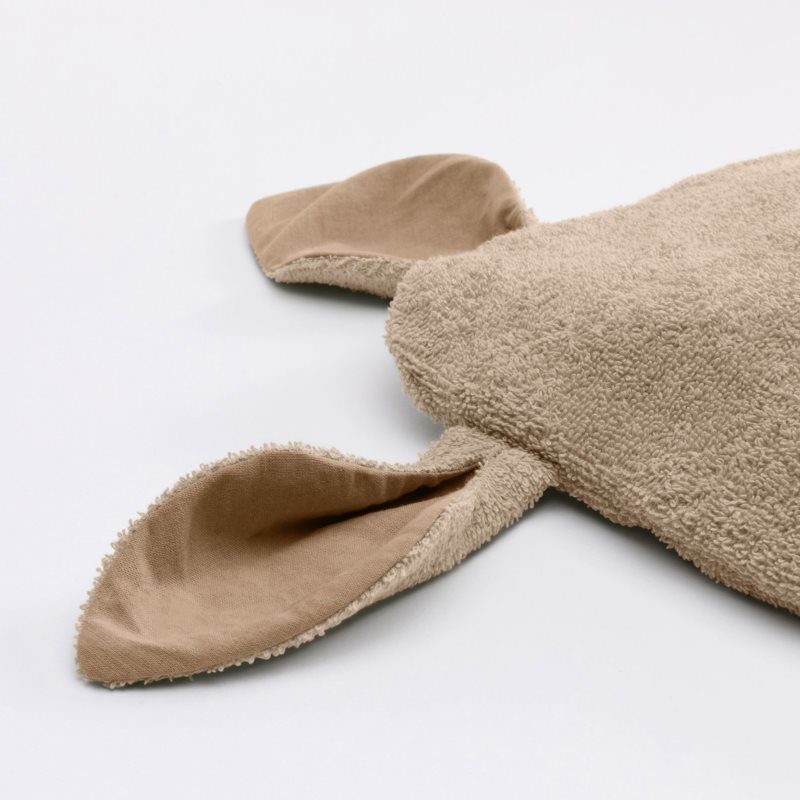 BIBS Kangarooo Hoodie Towel банний рушник з капюшоном Vanila 65 X 65 Mc 1 кс