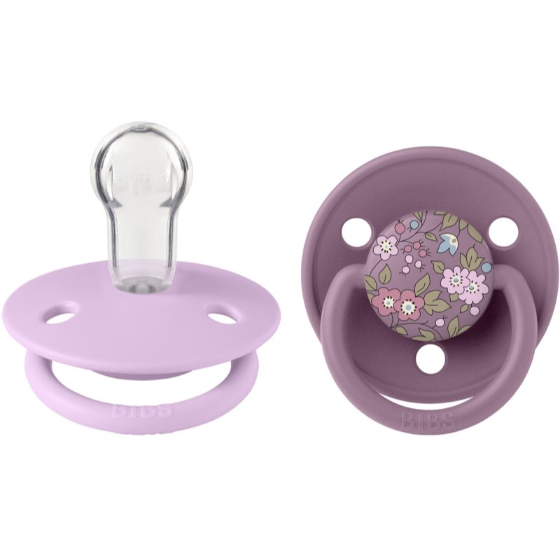 BIBS X Liberty De Lux One Size Tétine Violet Sky / Mauve 2 Pcs