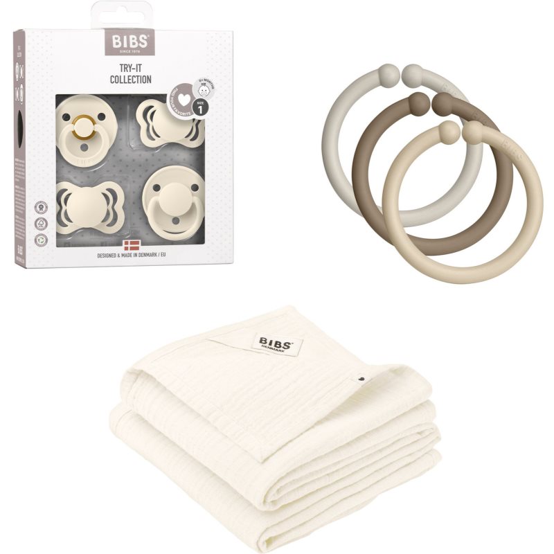 BIBS Baby Gift Set Big подаръчен комплект Ivory(за бебета)