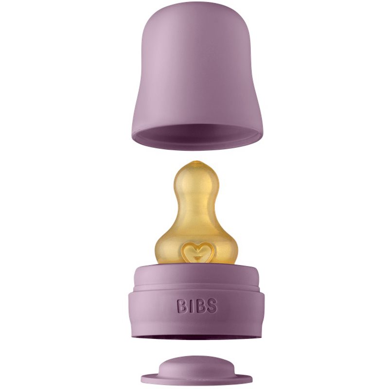 BIBS Baby Glass Bottle Set set Mauve(za otroke)