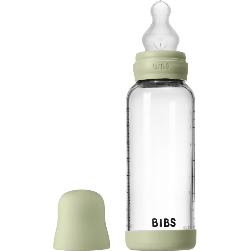 Bibs Baby Glass Bottle Silicone Biberon Anticolica Con Beccuccio In Silicone Sage 240 Ml - 2