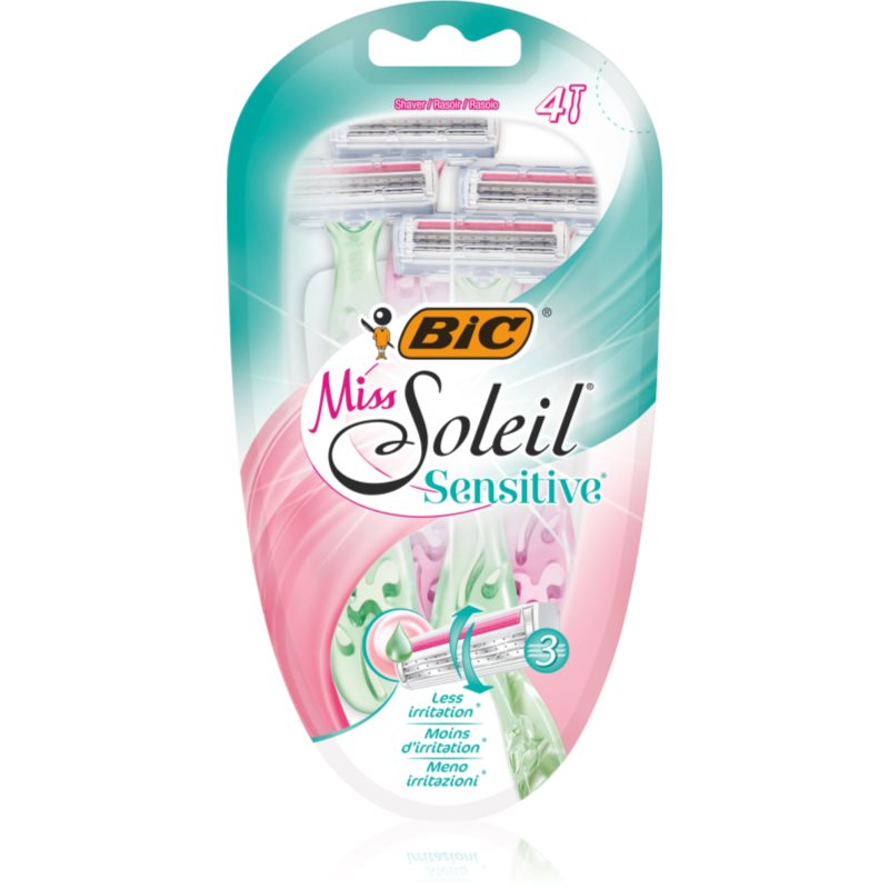 BIC BIC Miss Soleil Sensitive μιας χρήσεως ξυραφάκια για γυναίκες 3 τμχ