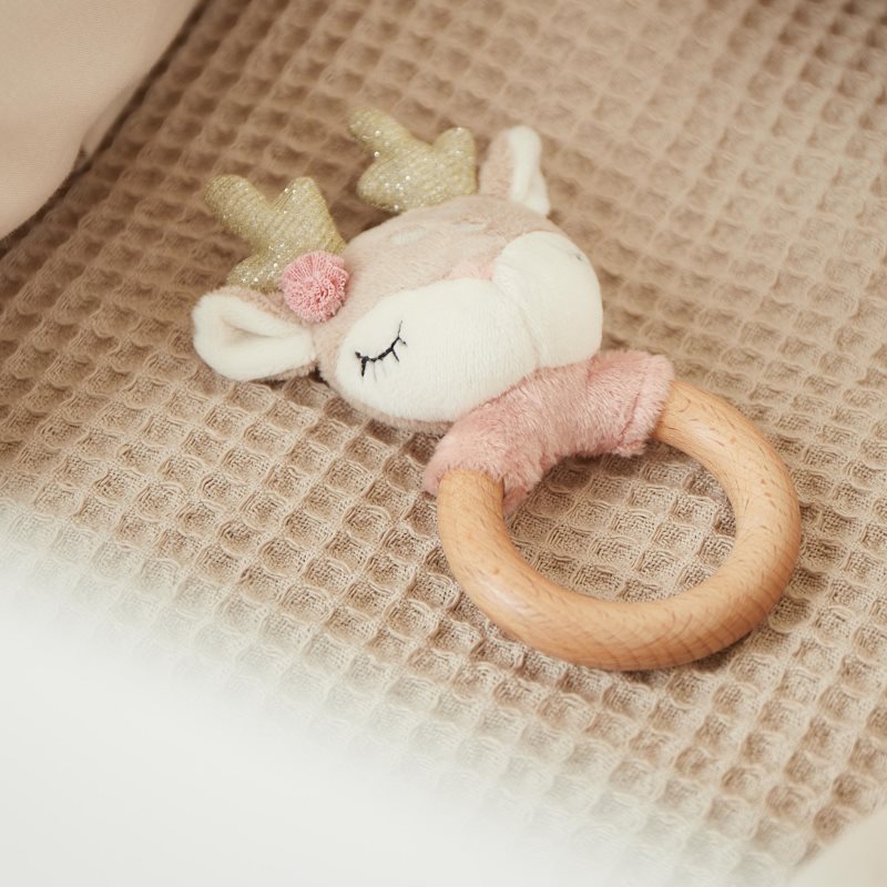 Bieco Grasping Toy with Rattle Fawn Ella hračka s chrastítkem 0 m+ 1 ks (obrázek 3)