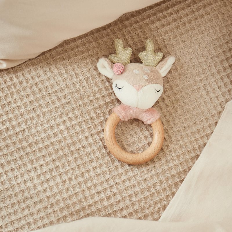 Bieco Grasping Toy with Rattle Fawn Ella hračka s chrastítkem 0 m+ 1 ks (obrázek 4)