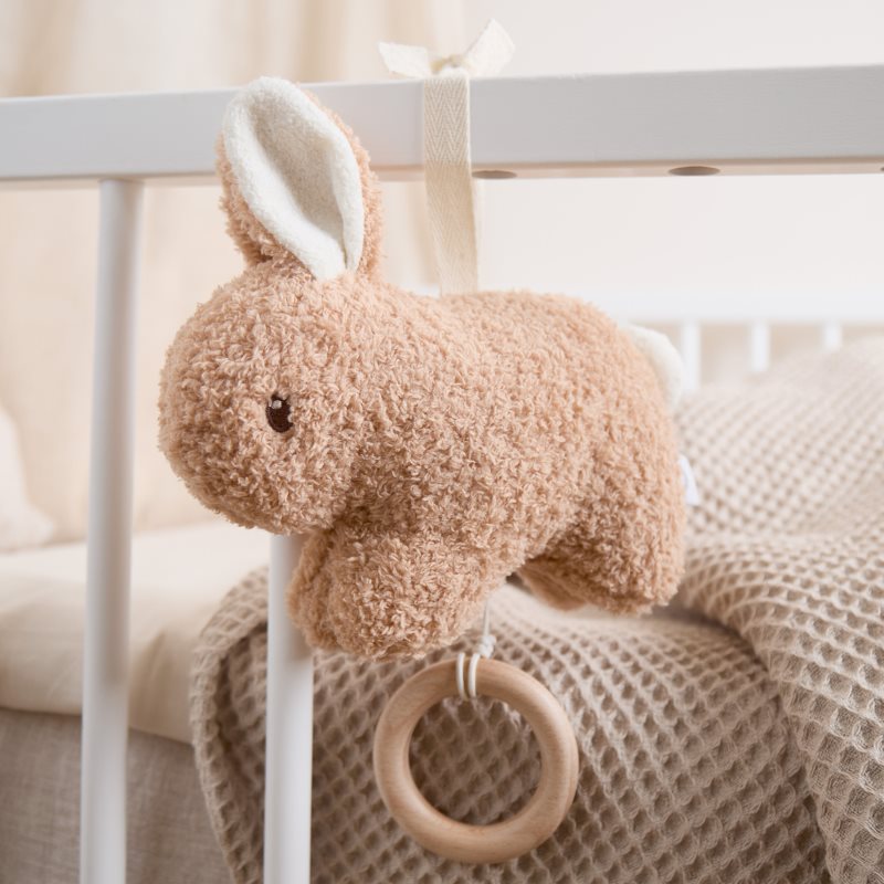 Bieco Musical Toy Bunny Fine kontrastní závěsná hračka s melodií 1 ks (obrázek 4)
