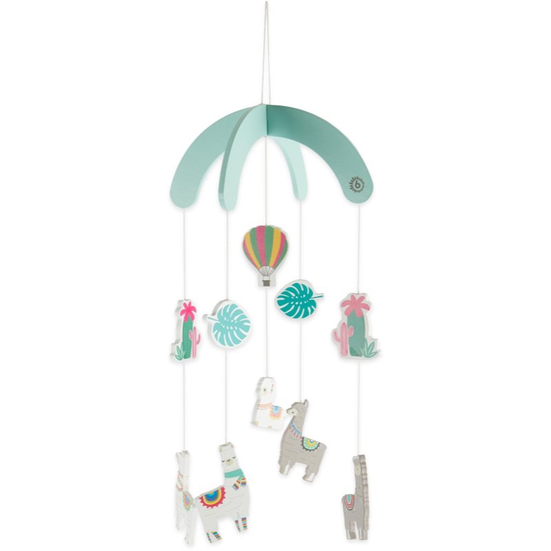 Bieco Wooden Mobile kolotoč na postýlku 0 m+ Llama 1 ks