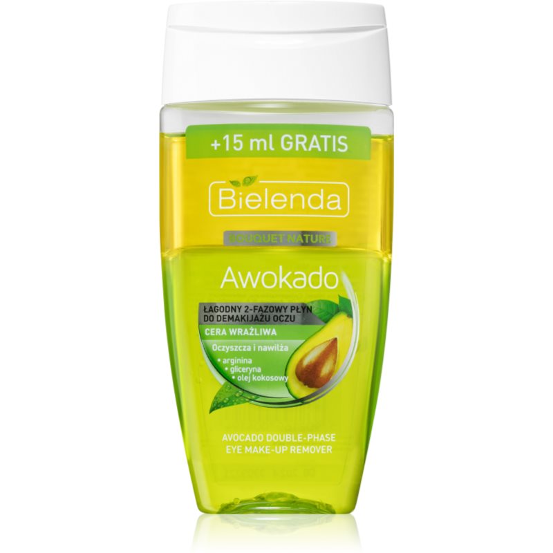 Bielenda Avocado sanfter 2-Phasen Make up-Entferner für empfindliche Augen 140 ml