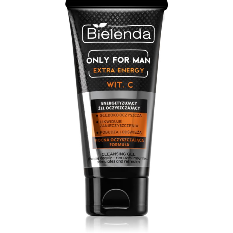 Bielenda Only for Men Extra Energy čisticí pleťový gel pro unavenou pleť 150 g