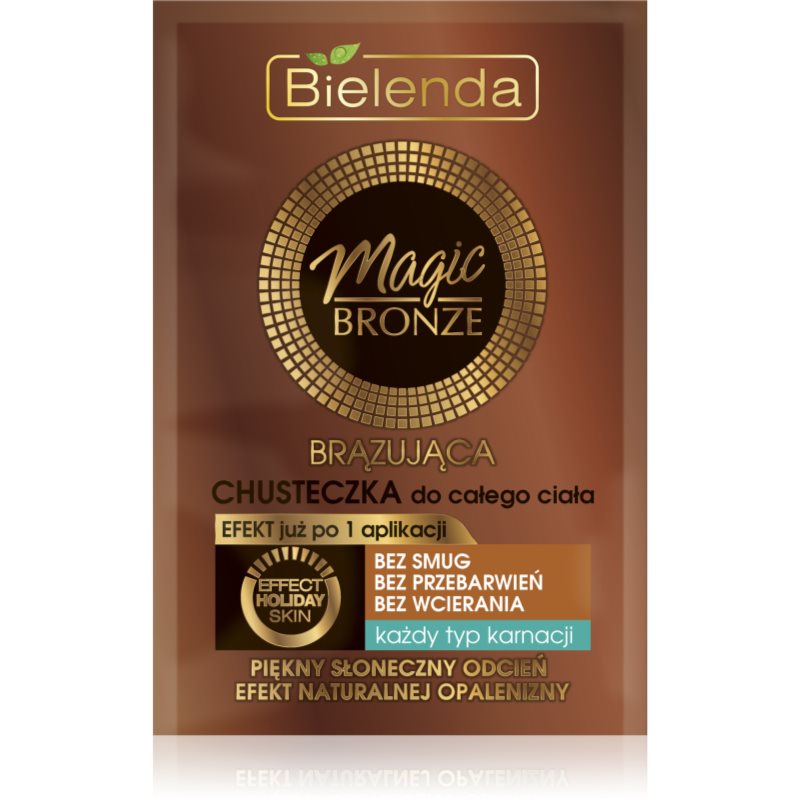 

Bielenda Magic Bronze серветки для автозасмаги для всіх типів шкіри