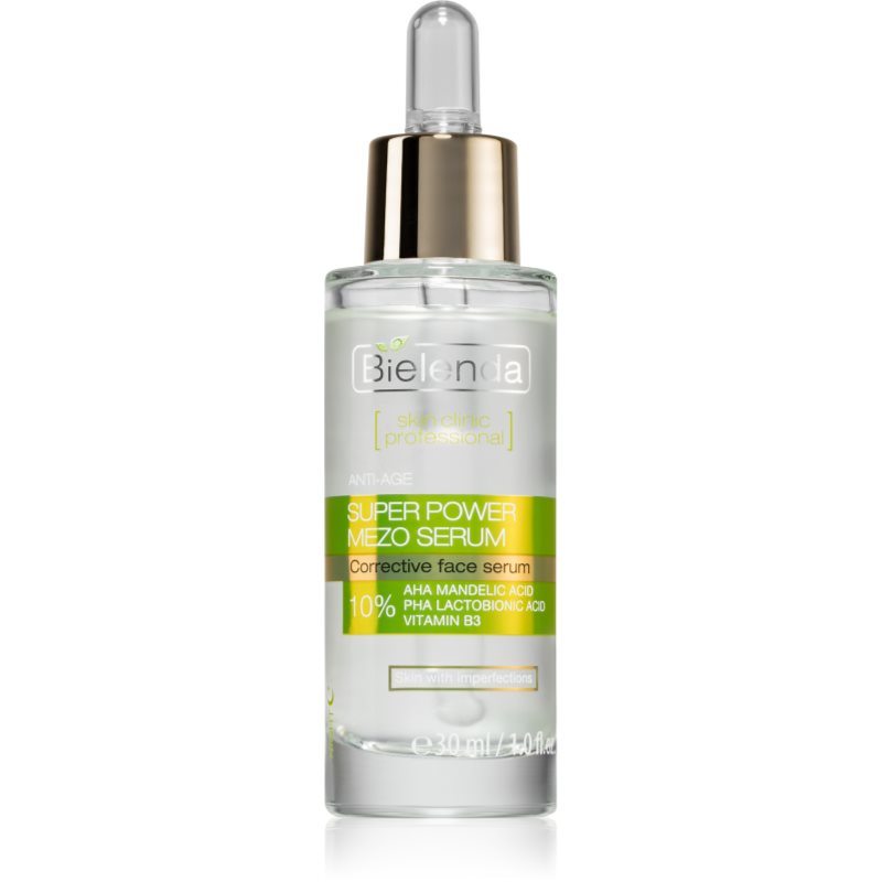 

Bielenda Skin Clinic Professional Super Power Mezo Serum омолоджуюча сироватка для шкіри з недоліками