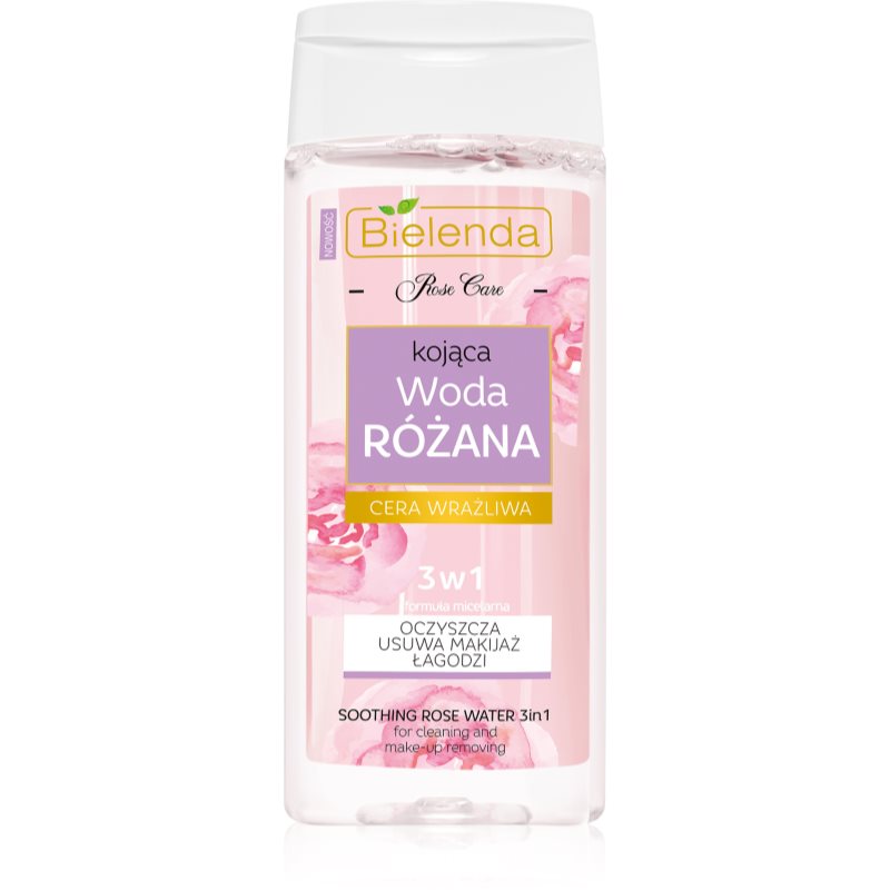 

Bielenda Rose Care заспокоююча очищуюча трояндова вода 3в1