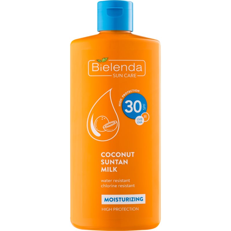 

Bielenda Bikini Coconut зволожуюче молочко для засмаги SPF 30