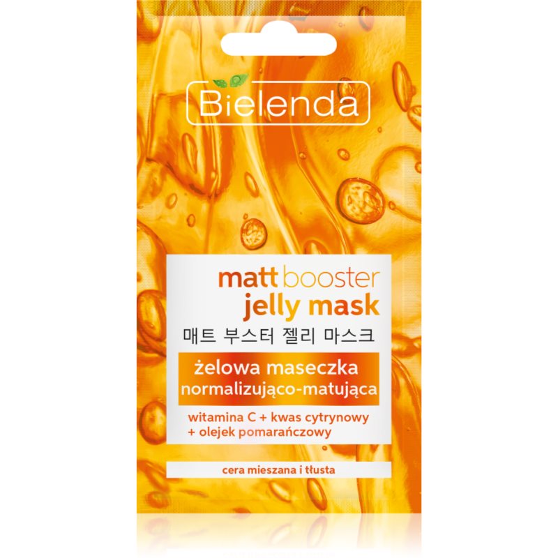

Bielenda Jelly Mask Matt Booster нормалізуюча матуюча маска для комбінованої та жирної шкіри