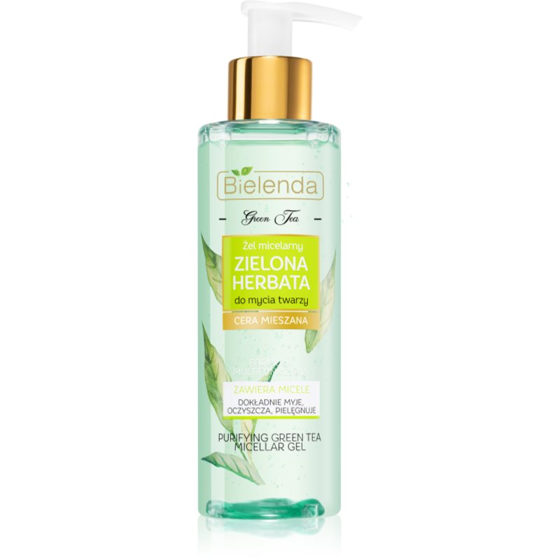 

Bielenda Green Tea міцелярний очищуючий гель для комбінованої та жирної шкіри