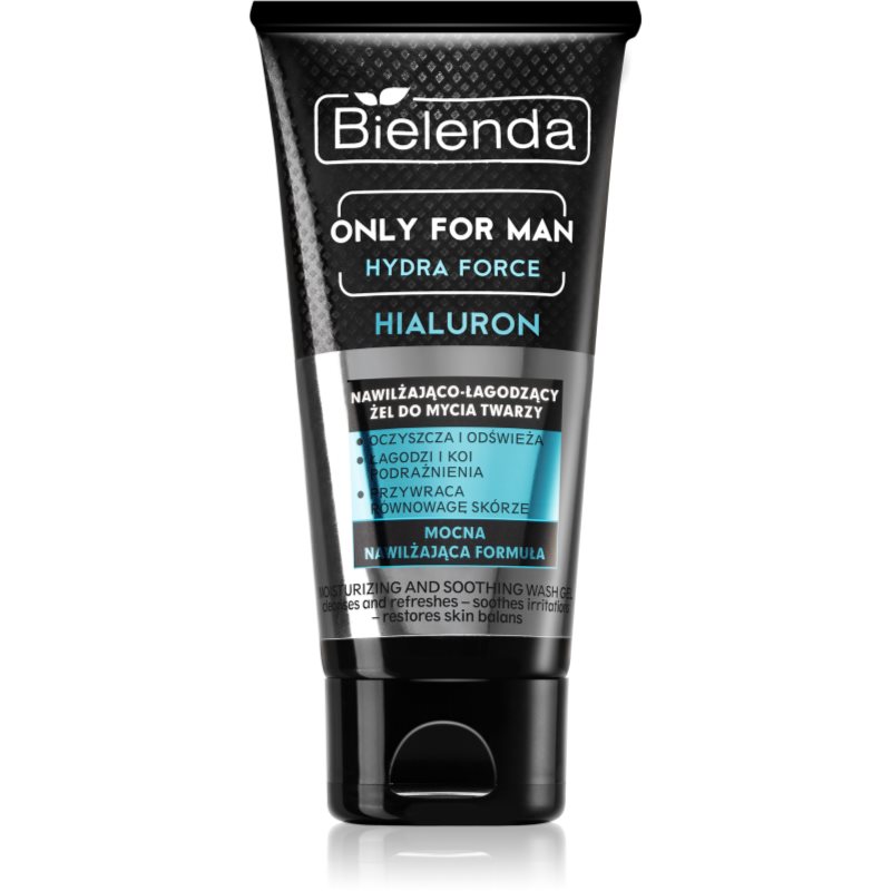 Bielenda Only for Men Hydra Force pomirjevalni čistilni gel za moške 150 g