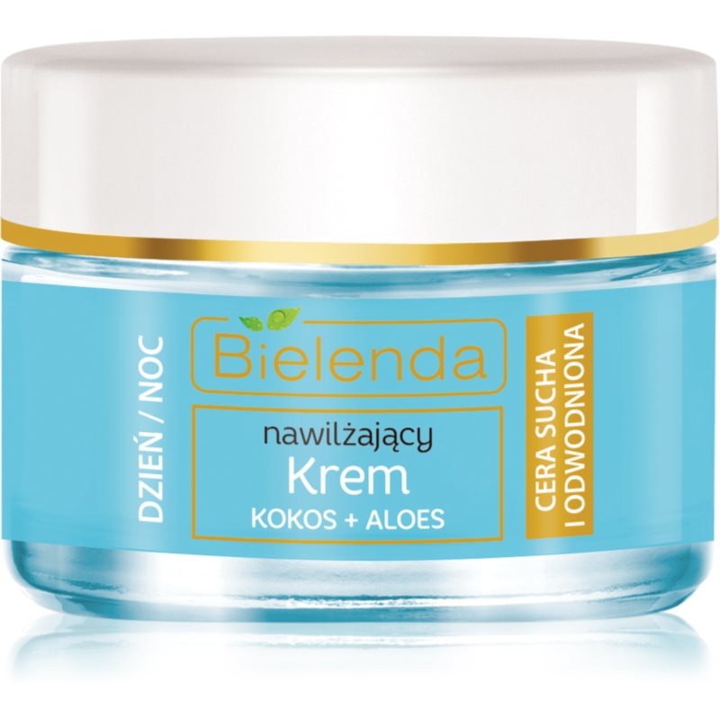 

Bielenda Hydra Care Coconut & Aloe інтенсивний зволожуючий крем для зневодненої сухої шкіри