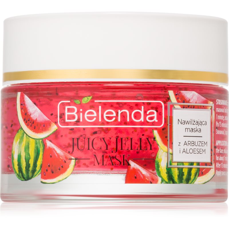 

Bielenda Juicy Jelly Melon & Aloe Vera зволожуюча маска для сухої шкіри