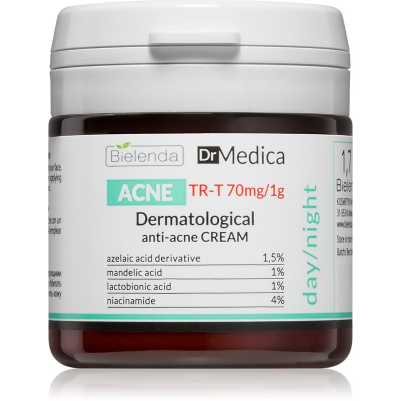 Bielenda Dr Medica Acne crema facial para pieles grasas con tendencia acnéica 50 ml