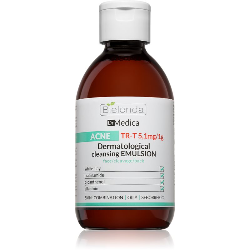 

Bielenda Dr Medica Acne дерматологічна очищуюча емульсія для жирної шкіри зі схильністю до акне