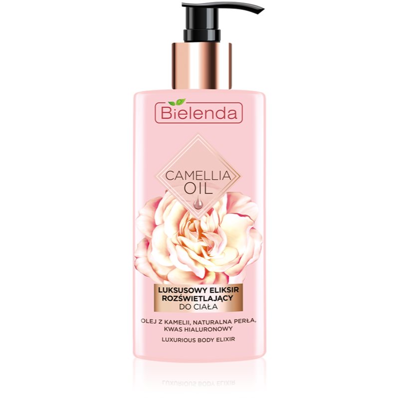 

Bielenda Camellia Oil поживне зволожуюче молочко для тіла з блискітками