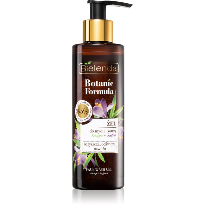 

Bielenda Botanic Formula Hemp + Saffron гель для вмивання обличчя зі зволожуючим ефектом