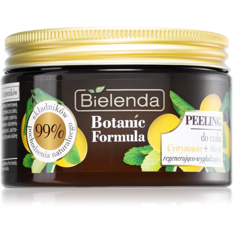 Bielenda Botanic Formula Lemon Tree Extract + Mint glotninamasis kūno šveitiklis 350 g