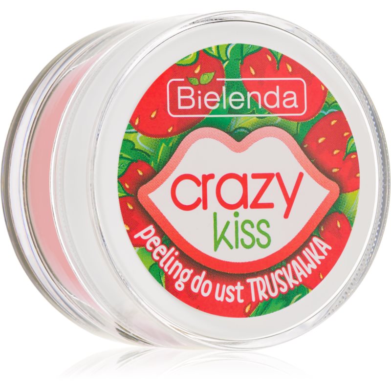 

Bielenda Crazy Kiss Strawberry пом’якшуючий цукровий пілінг для губ