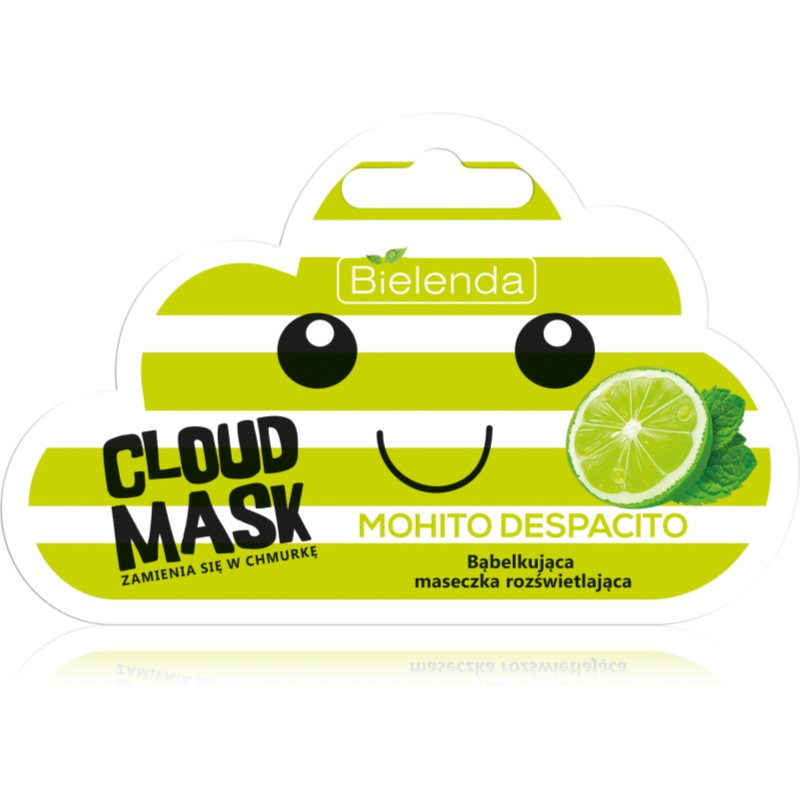

Bielenda Cloud Mask Mohito Despacito оствітлююча маска для шкіри обличчя