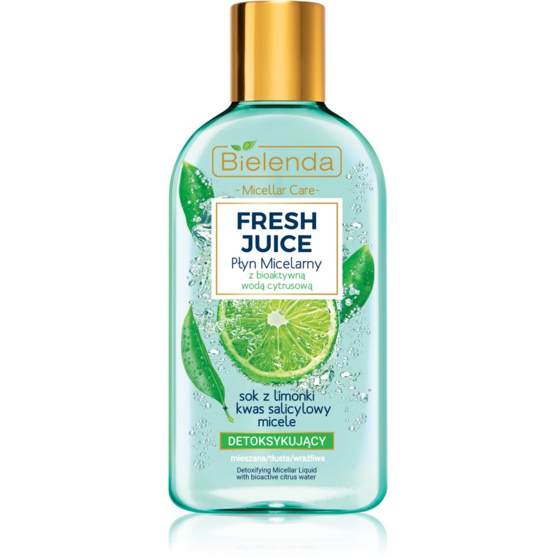 Bielenda Fresh Juice Lime Mizellenwasser für gemischte und empfindliche Haut 500 ml