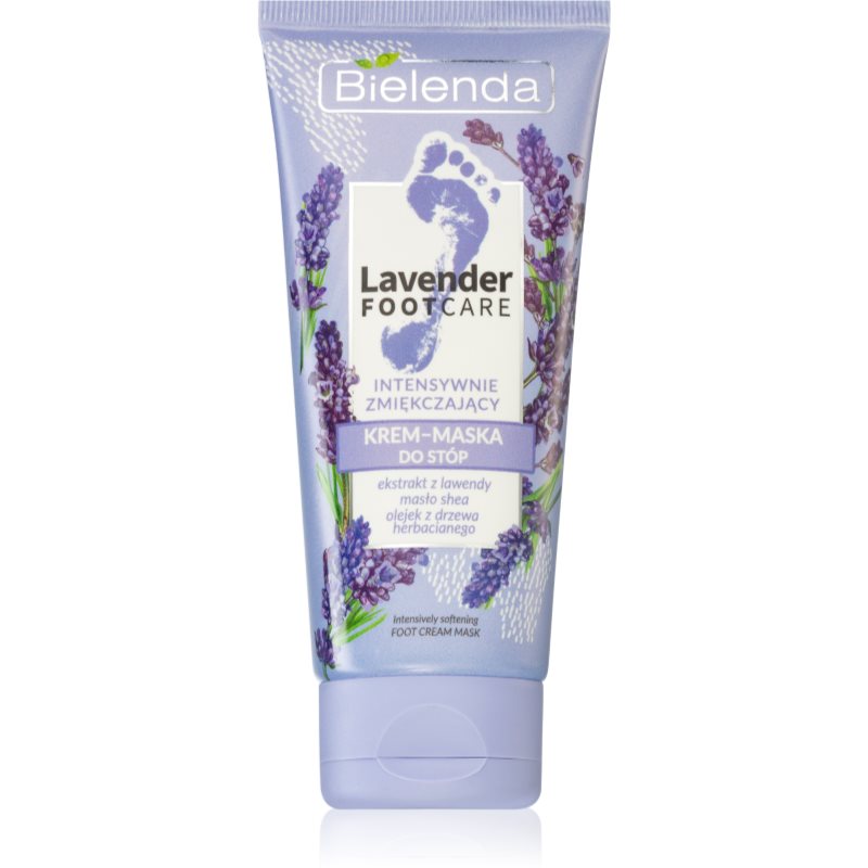 Bielenda Lavender Foot Care krémová maska na nohy 100 ml