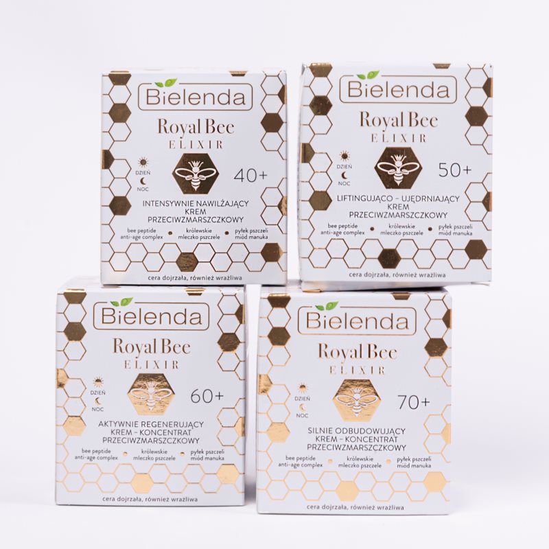 Bielenda Royal Bee Elixir Intensely Nourishing And Renewing Cream For Mature Skin 70+ 50 Ml