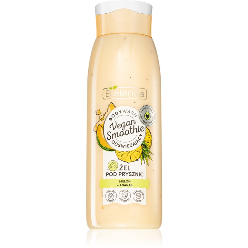 E-shop Bielenda Vegan Smoothie Melon & Pineapple lahodný sprchový gel 400 ml