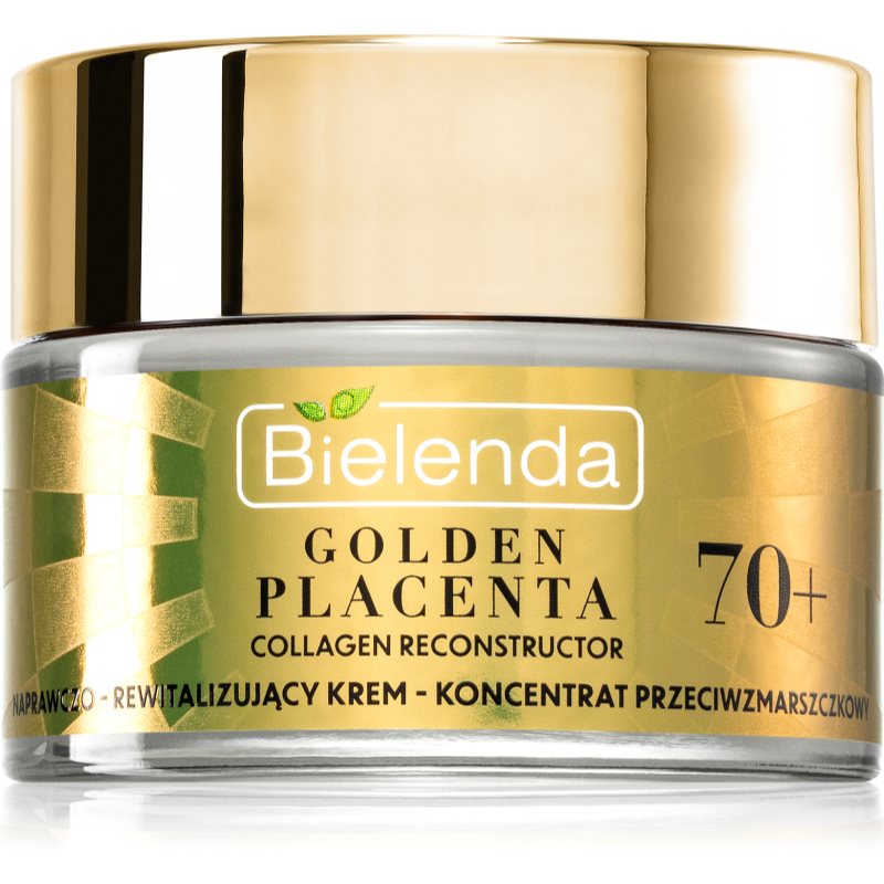Bielenda Golden Placenta Collagen Reconstructor Anti-wrinkle Regenerating Moisturiser 70+ 50 Ml