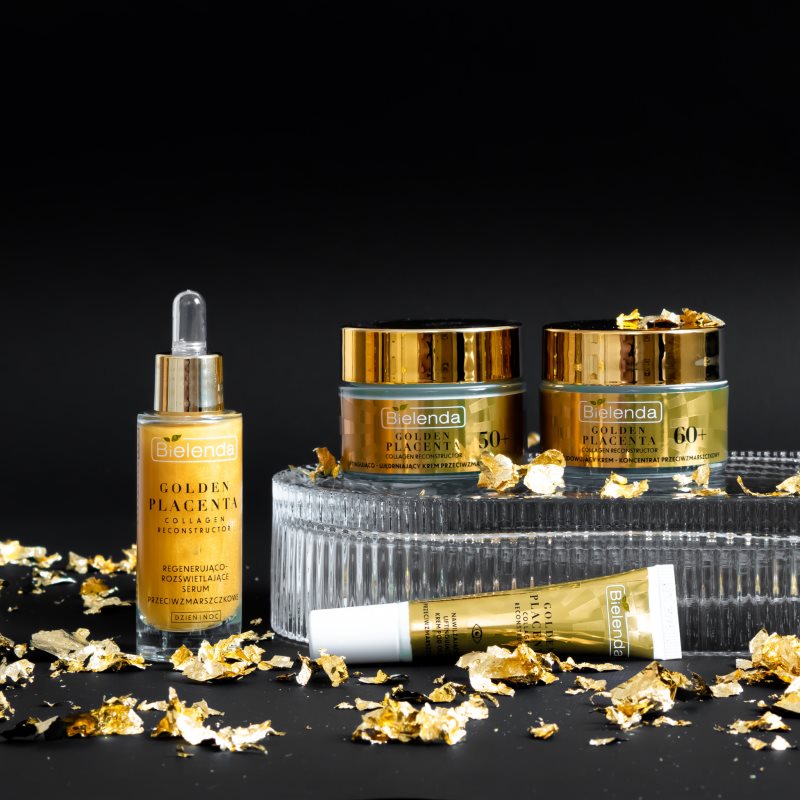 Bielenda Golden Placenta Collagen Reconstructor erneuernde Creme gegen Falten 70+ 50 ml