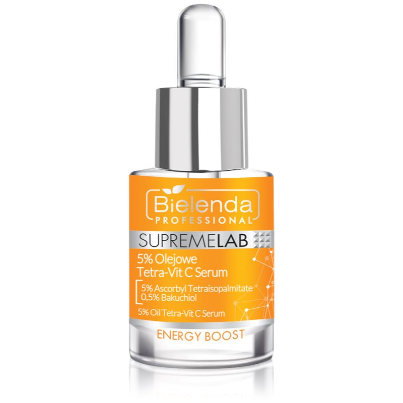 Bielenda Professional Supremelab Energy Boost aliejinis serumas su vitaminu C 15 ml