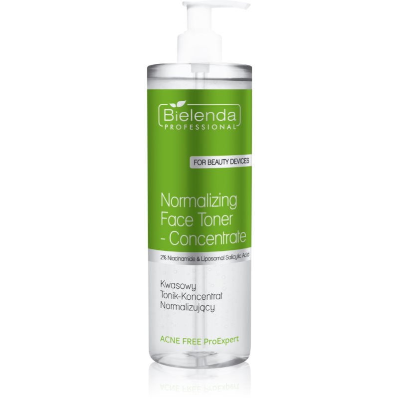 Bielenda Professional Acne Free ProExpert zklidňující tonikum pro pleť s nedokonalostmi 500 ml