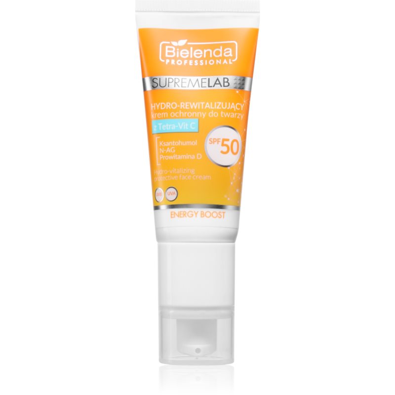 Bielenda Professional Supremelab Energy Boost hydratačný krém na tvár s vitamínom C SPF 50 40 ml