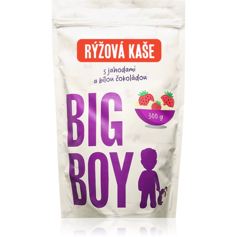 Big Boy Rýžová kaše Eko varianta rýžová kaše bez lepku příchuť Strawberries in white chocolate 330 g