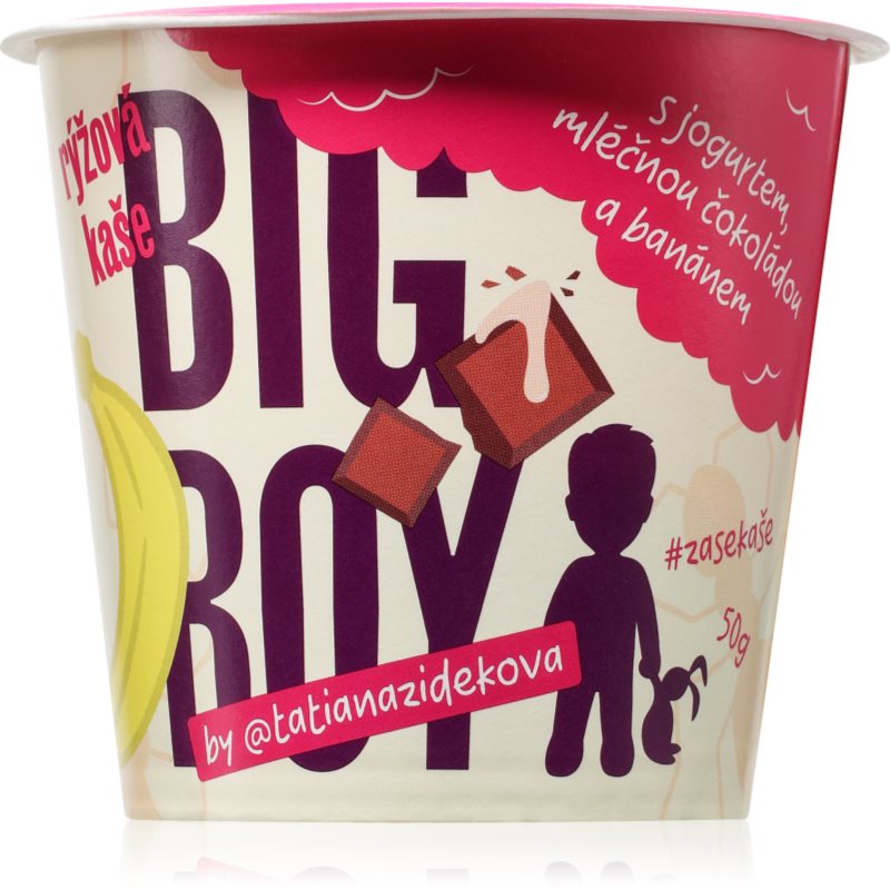 Big Boy Rice Porridge with Yogurt by @tatianazidekova ryžová kaša s čokoládou 50 g