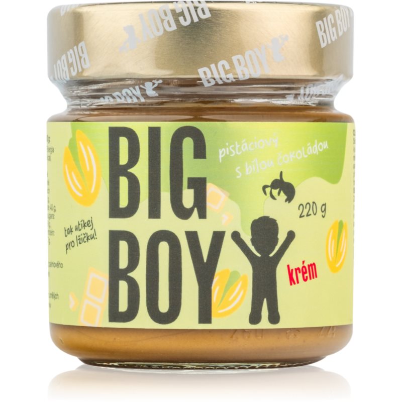 Big Boy Pistácie s bílou čokoládou ořechová pomazánka s čokoládou 220 g