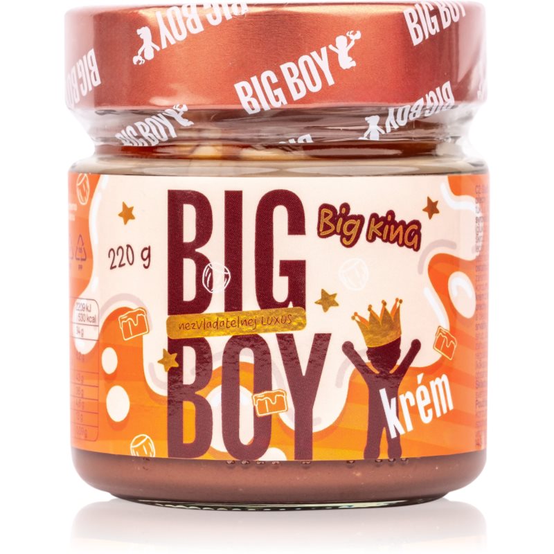 BIG BOY Big King Krém s lískovými ořechy, mlékem a karamelem 220 g koupíte na Notino.cz