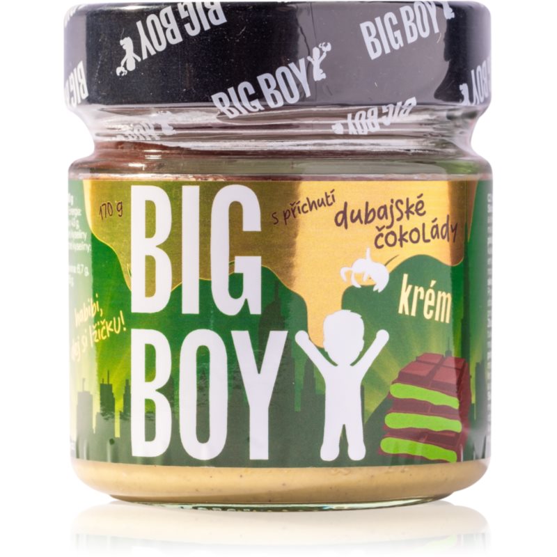 Big Boy Pistáciový krém s příchutí dubajské čokolády ořechová pomazánka 170 g