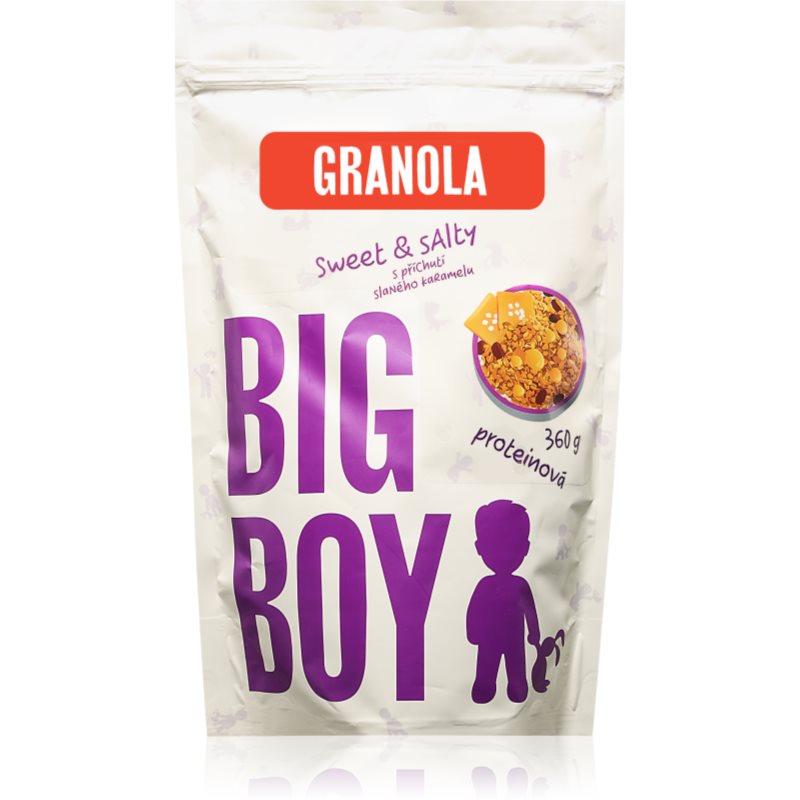 Big Boy Proteinová granola Sweet and Salty granola příchuť Salted Caramel 360 g