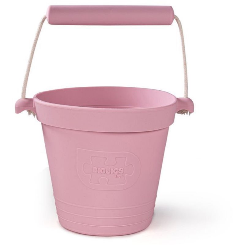 E-shop Bigjigs Toys Bucket kyblík Pink 1 ks